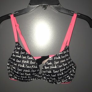 Pink bra